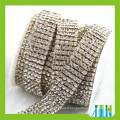 5 rows multi rows crystal rhinestone cup chain